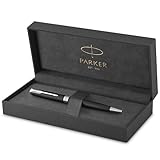 Parker Sonnet bolígrafo | lacado en negro mate con adorno acabado en paladio | punta media | en estuche de regalo
