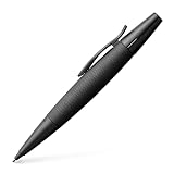 Faber Castell 138690 - Portaminas E-motion, con cuerpo en aluminio negro, mina de 1.4 mm, graduación B