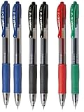 PILOT G2 PACK 6 BOLIGRAFOS 2 AZUL 2 NEGRO 1 ROJO 1 VERDE