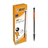 BIC Matic Original 0.7 mm HB Portaminas Automáticos - Colores surtidos, Caja de 12 Unidades, Multicolor
