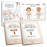 MATEMATICAS 1 PRIMARIA | SUMAS Y RESTAS 6 AÑOS | Aprende a Sumar y Restar Editorial Geu 1 Primaria | Pack Matemáticas Comprensivas 1 - Pack Cuadernos Refuerzo Matemáticas: Cálculo 1 + Números 1